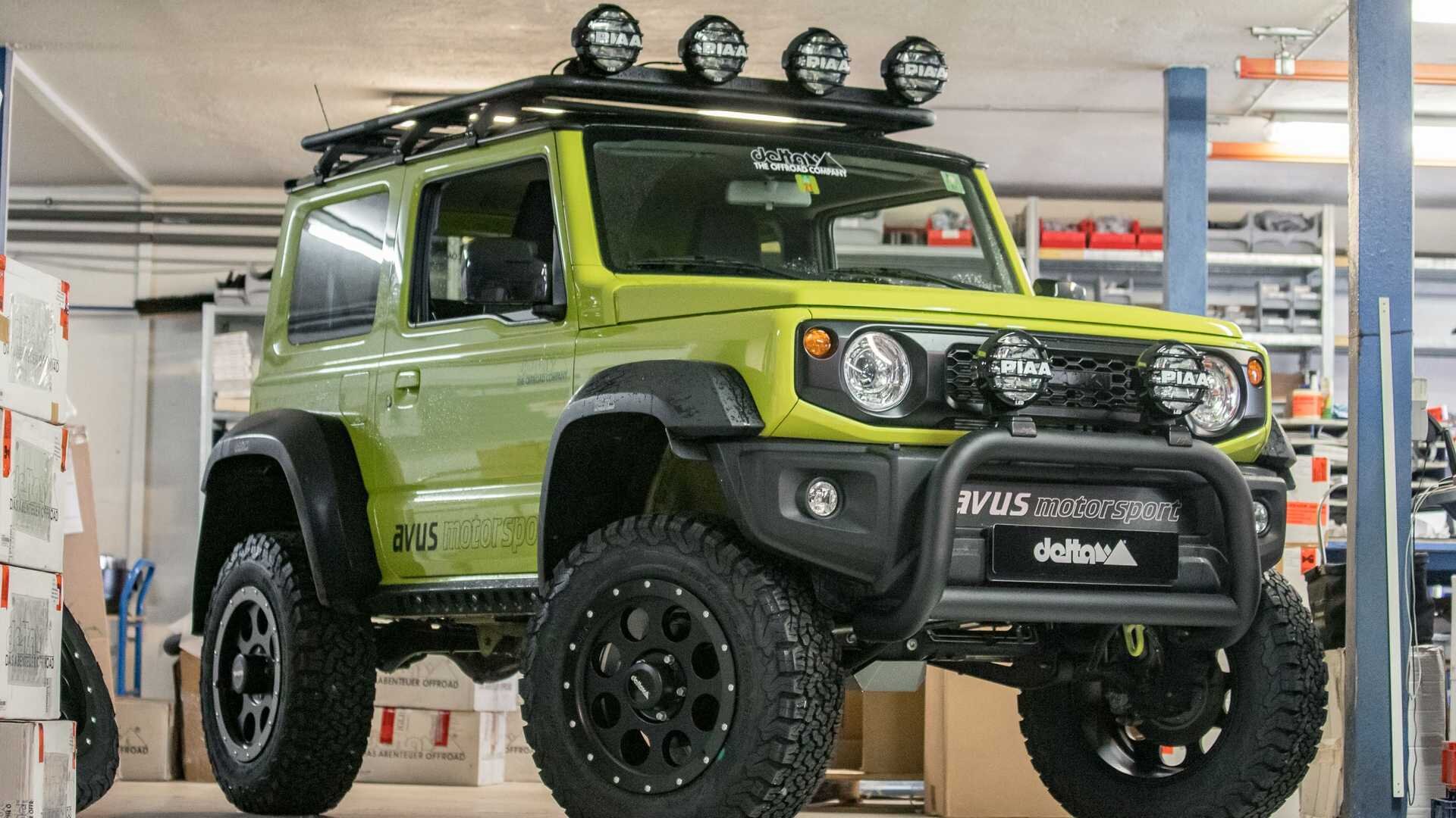 Suzuki Jimny подняли дорожный просвет до 400 мм