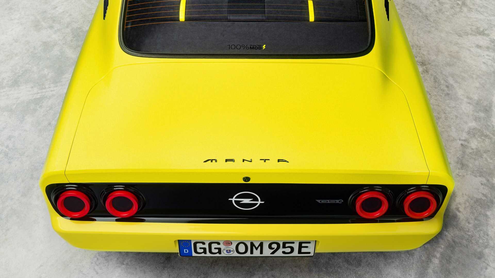 Opel превратил легендарную Manta в электромобиль