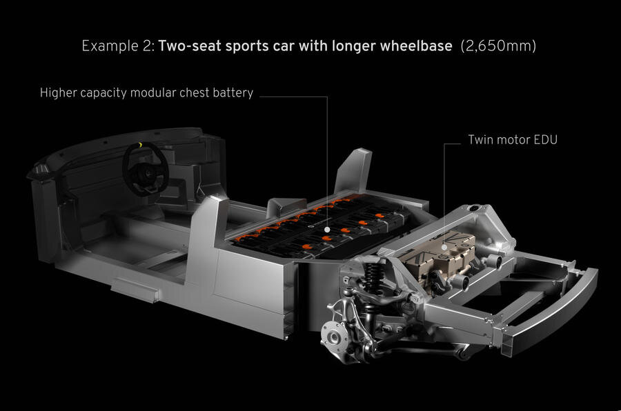 Lotus спроектировала легкое шасси для электромобилей