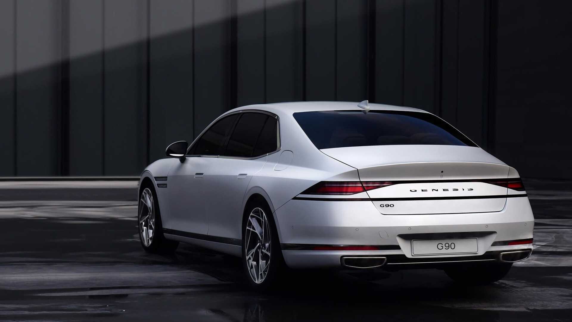 Корейцы показали первые фото представительского седана Genesis G90 нового поколения