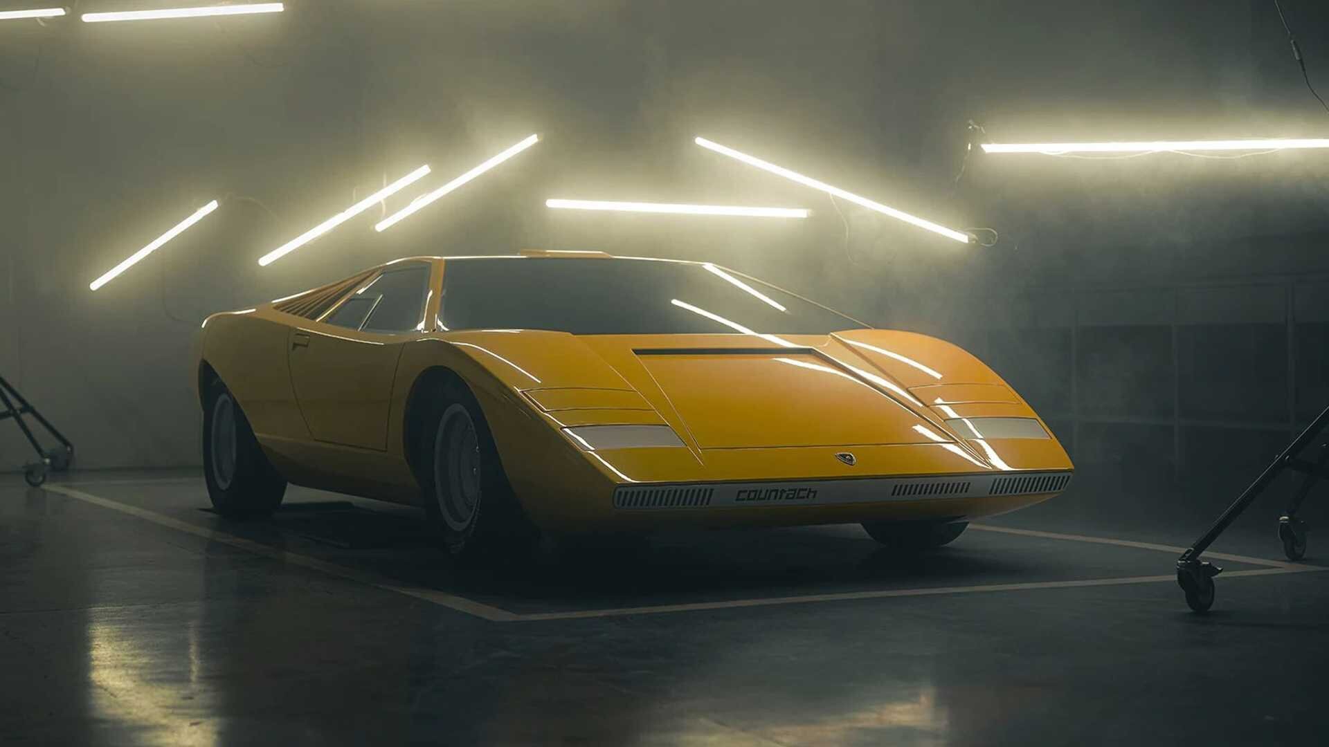 ВИДЕО: копия первого Lamborghini Countach вблизи