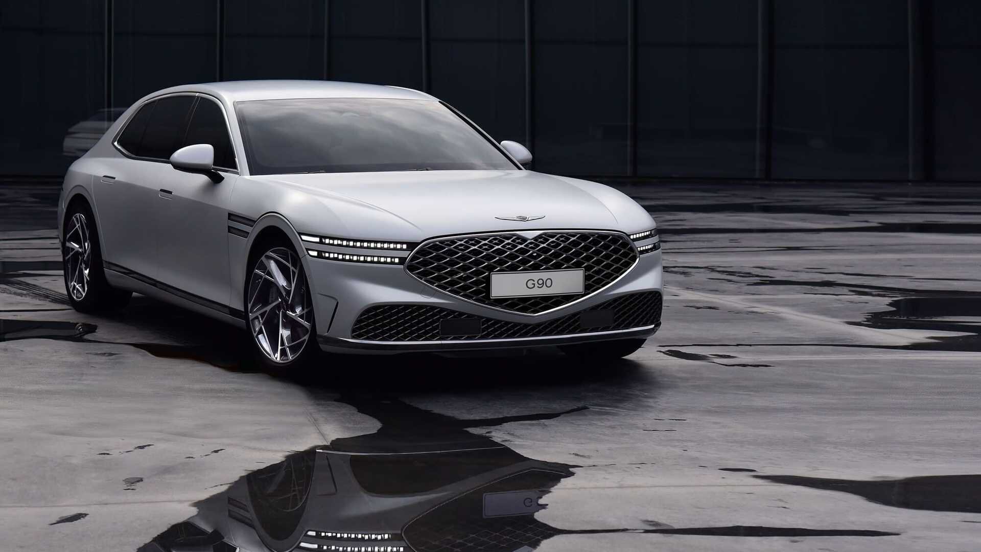 Корейцы показали первые фото представительского седана Genesis G90 нового поколения