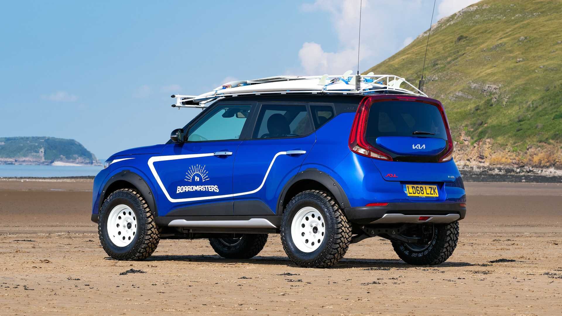 Soul EV Boardmasters Edition: идеальный электромобиль для серфингистов по версии Kia