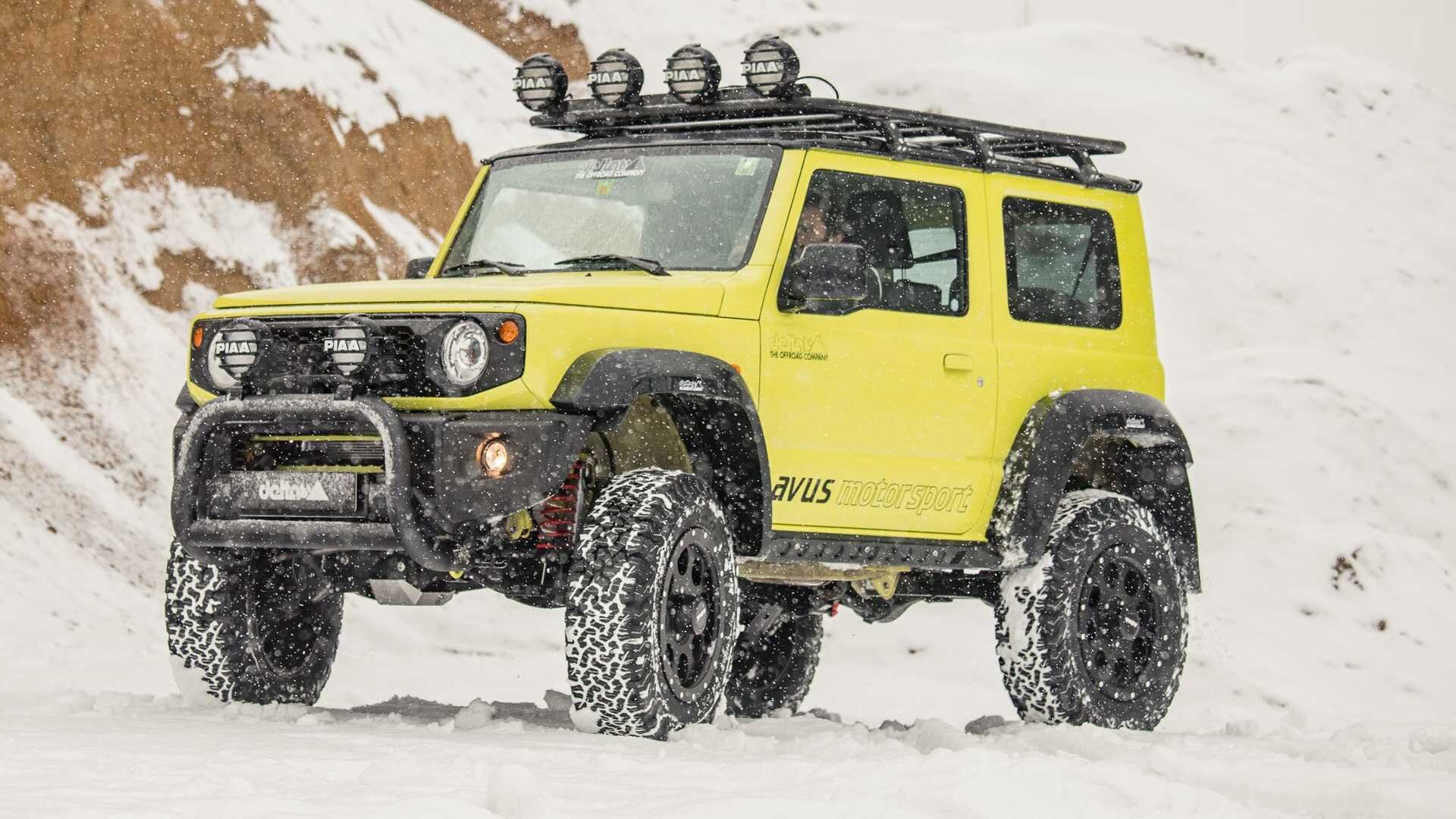 Suzuki Jimny подняли дорожный просвет до 400 мм