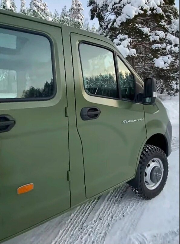 ГАЗ испытывает Соболь NN 4x4 с кузовом пикап и двухрядной кабиной