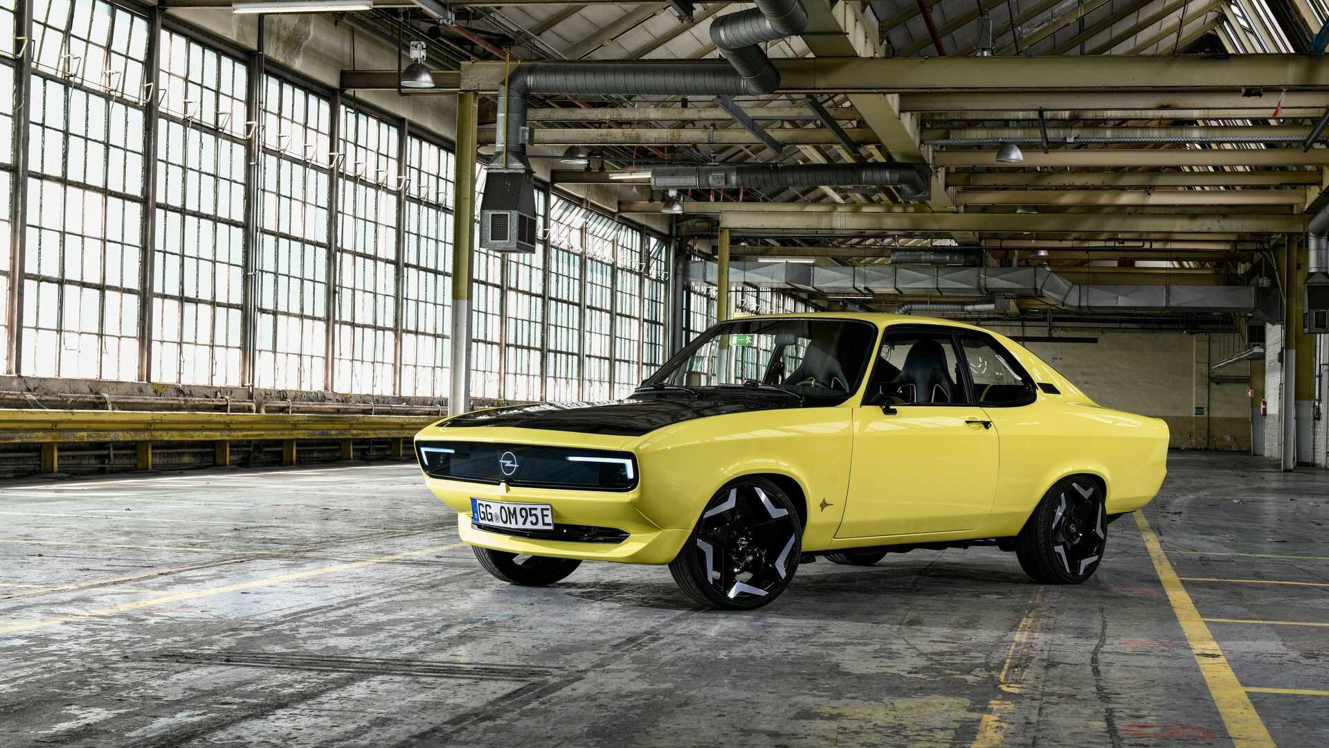 Opel превратил легендарную Manta в электромобиль