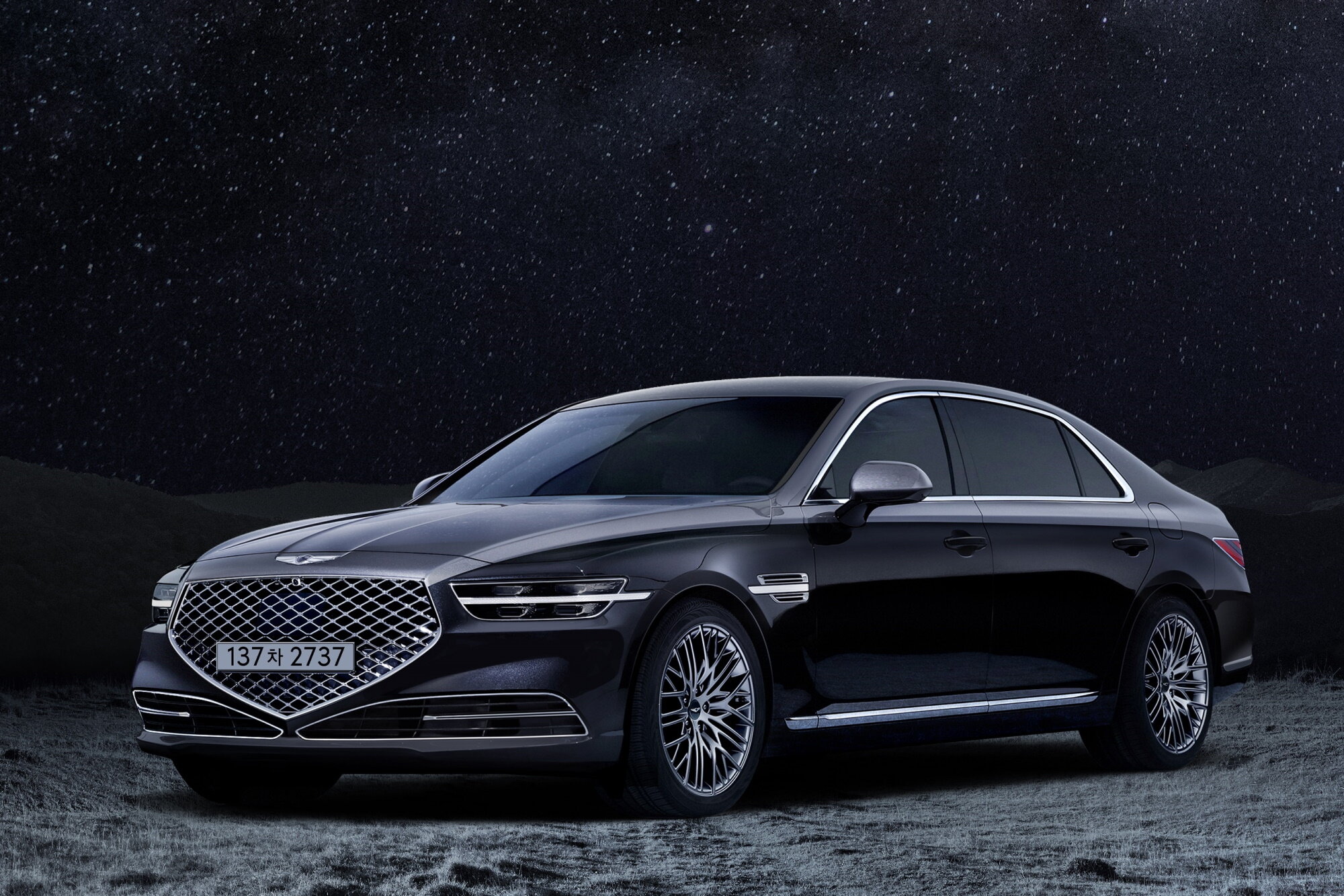 Корейцы показали первые фото представительского седана Genesis G90 нового поколения