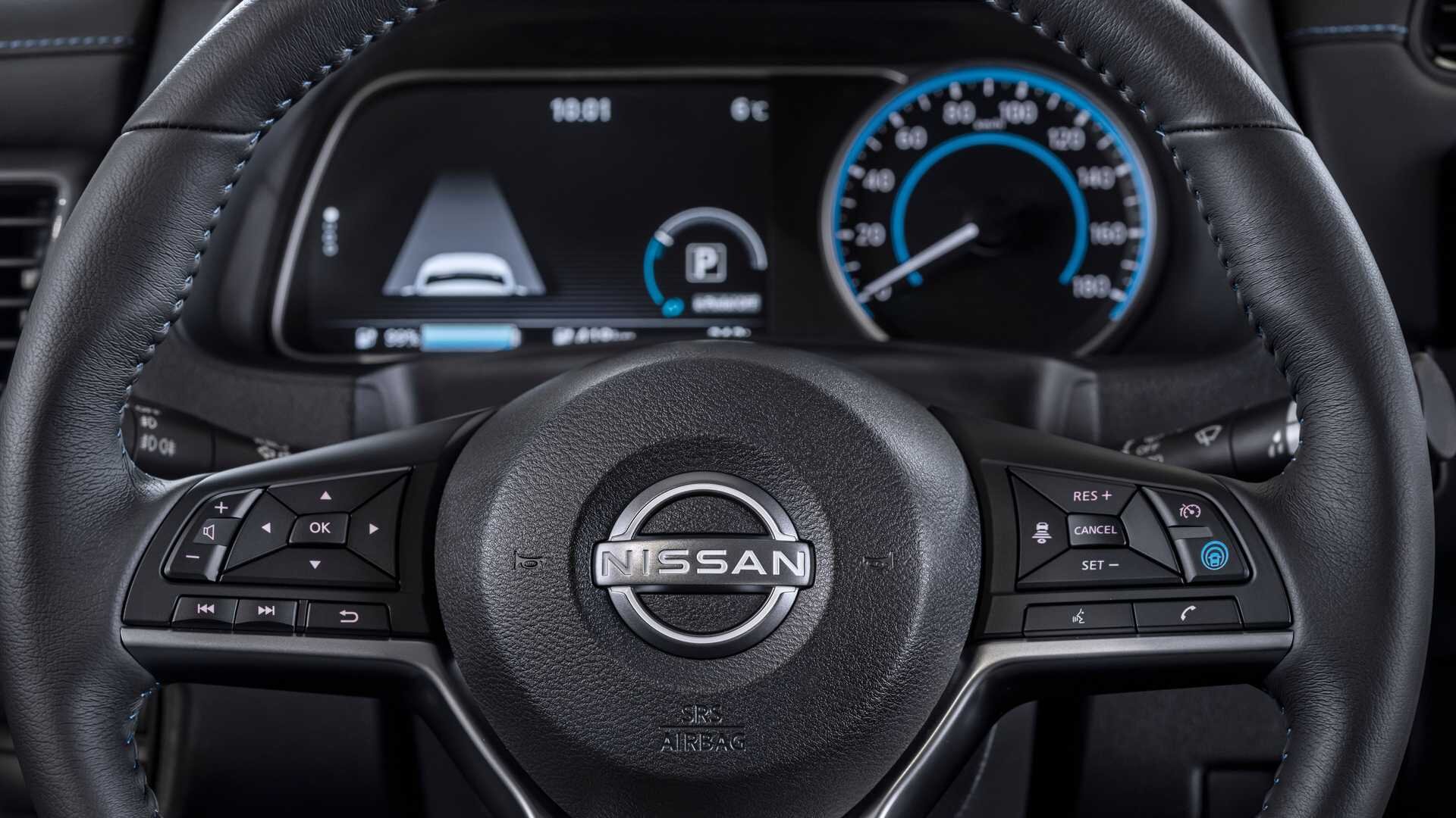 Nissan Leaf в европейской версии подвергли легкому обновлению