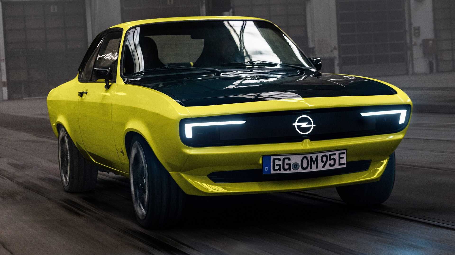 Opel превратил легендарную Manta в электромобиль