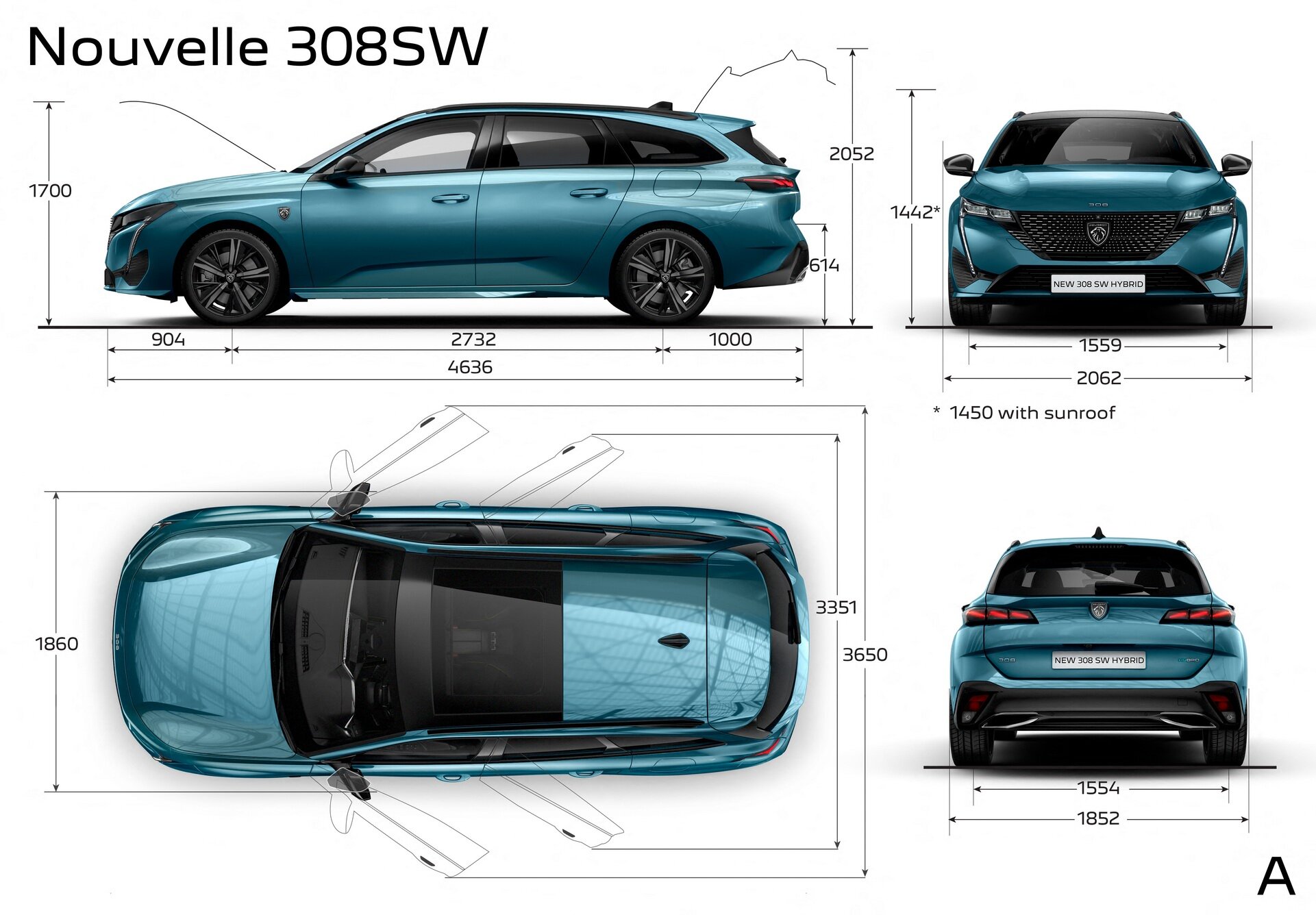 Peugeot представила новый универсал 308 SW