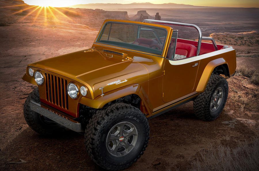 Jeep сделал из внедорожника Wrangler электрический концепт Magneto