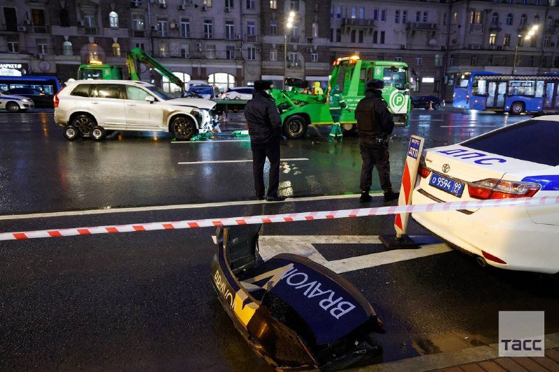 В Сеть выложили видео резонансного ДТП в Москве