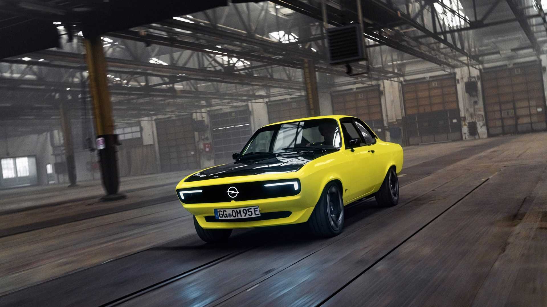 Opel превратил легендарную Manta в электромобиль