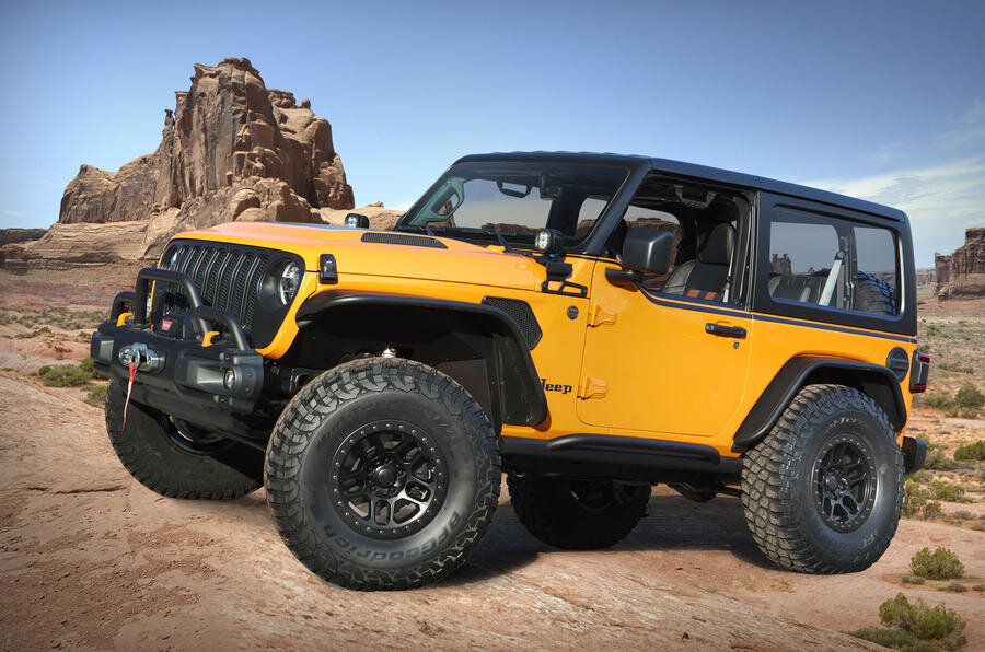 Jeep сделал из внедорожника Wrangler электрический концепт Magneto