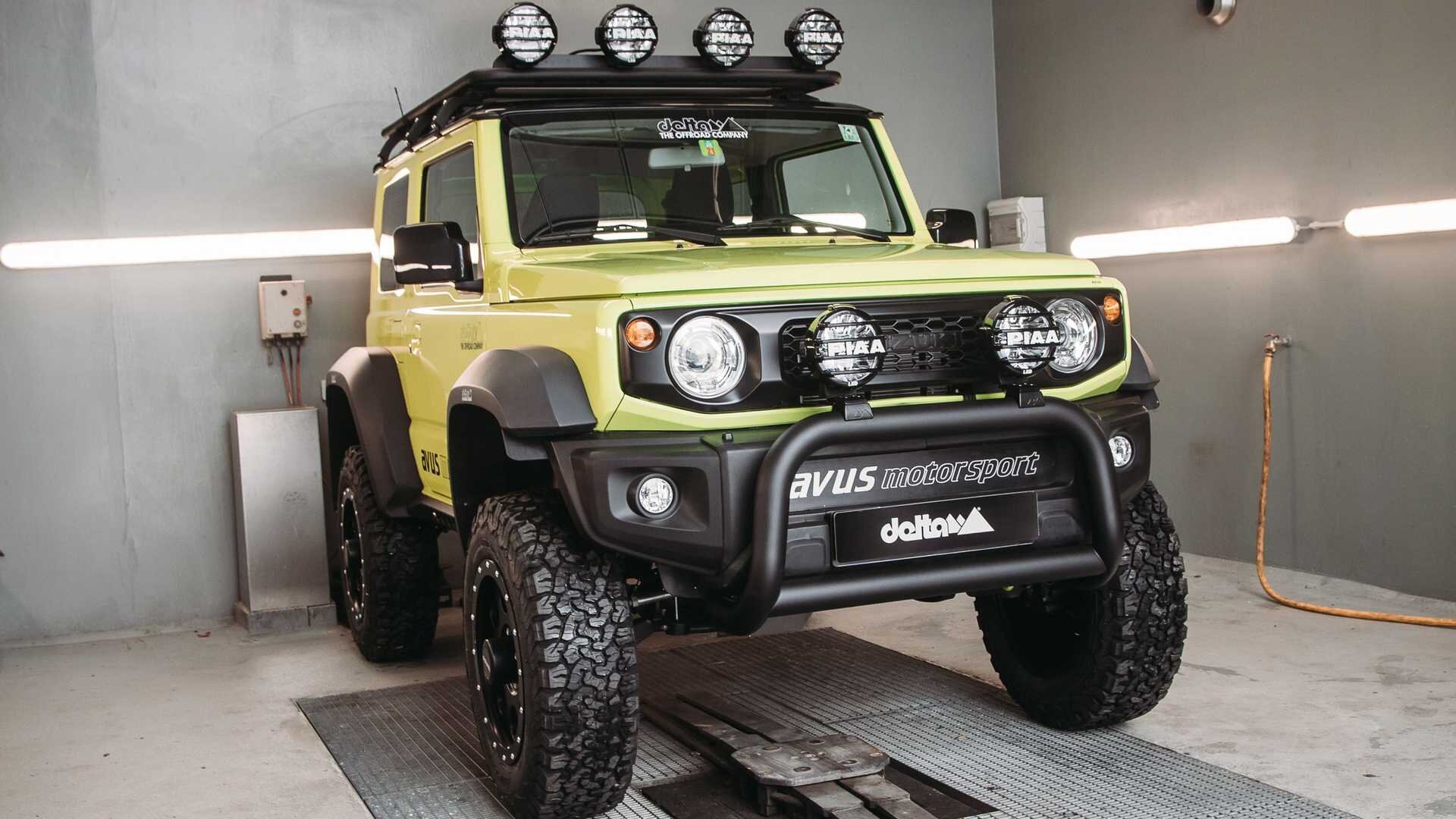 Suzuki Jimny подняли дорожный просвет до 400 мм