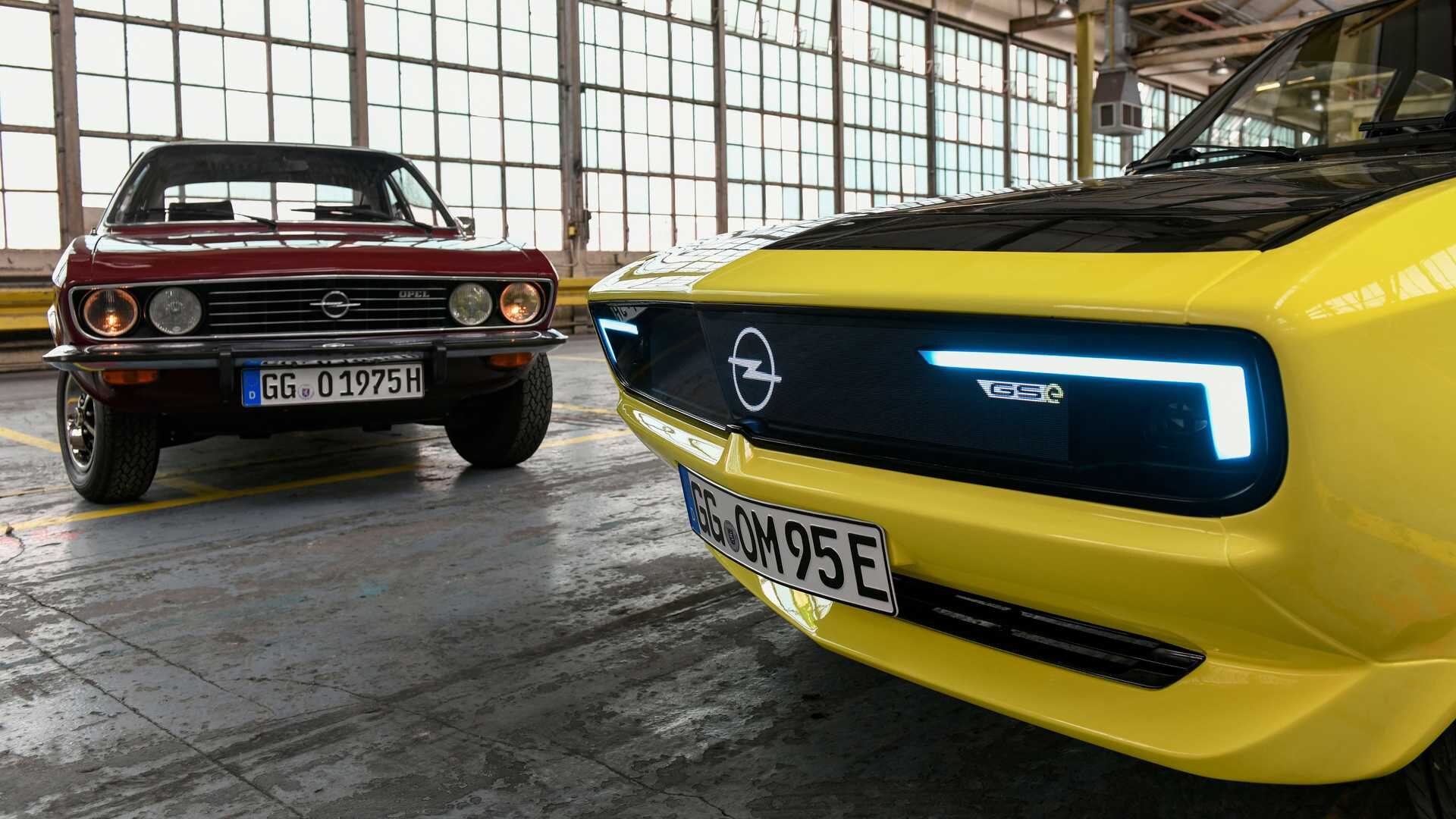 Opel превратил легендарную Manta в электромобиль