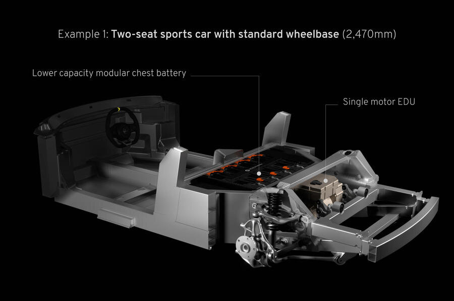 Lotus спроектировала легкое шасси для электромобилей