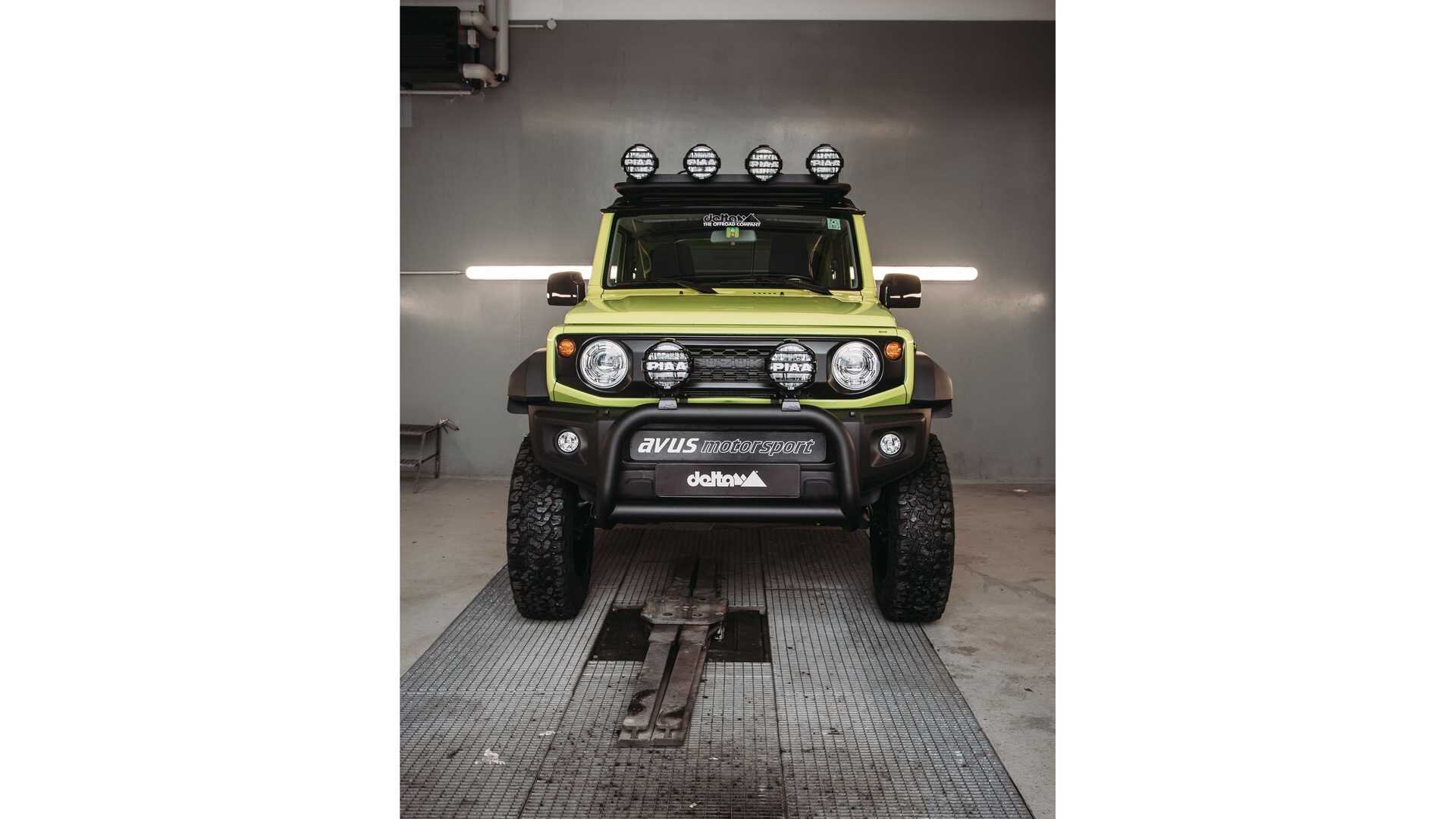 Suzuki Jimny подняли дорожный просвет до 400 мм