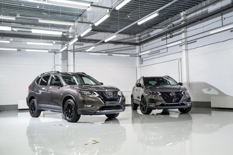 Nissan начал продавать в России Qashqai и X-Trail в черной спецверсии N-Design