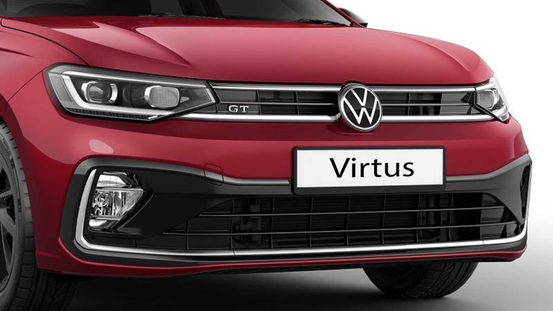 Бюджетный седан Volkswagen Virtus подвергли рестайлингу