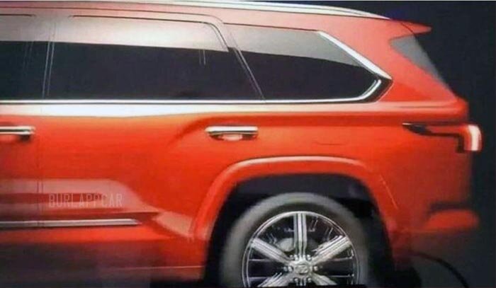 В свободный доступ попали дополнительные фото новой Toyota Sequoia