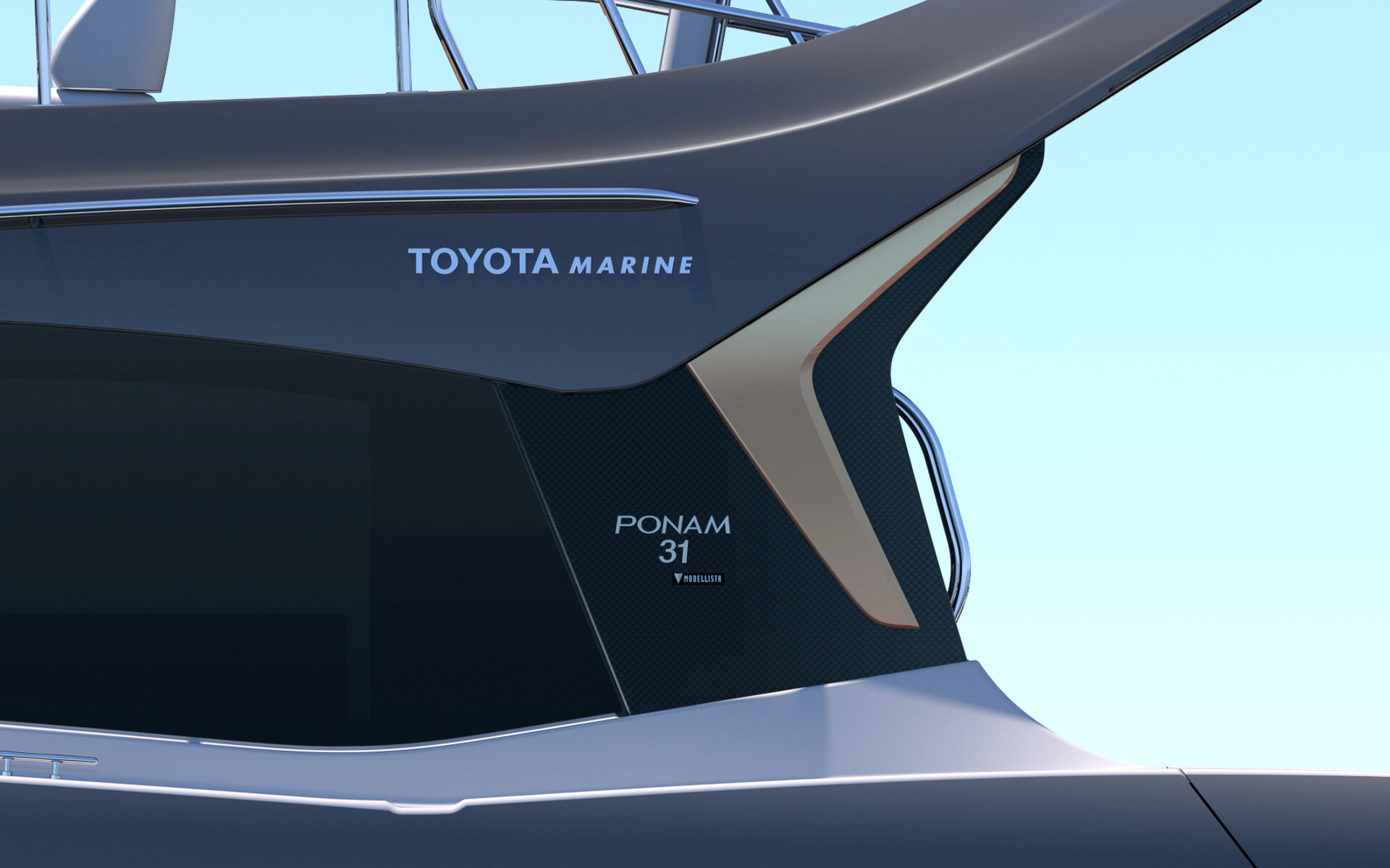 Modellista и Toyota Marine представили роскошный катер Ponam-31 Z Grade